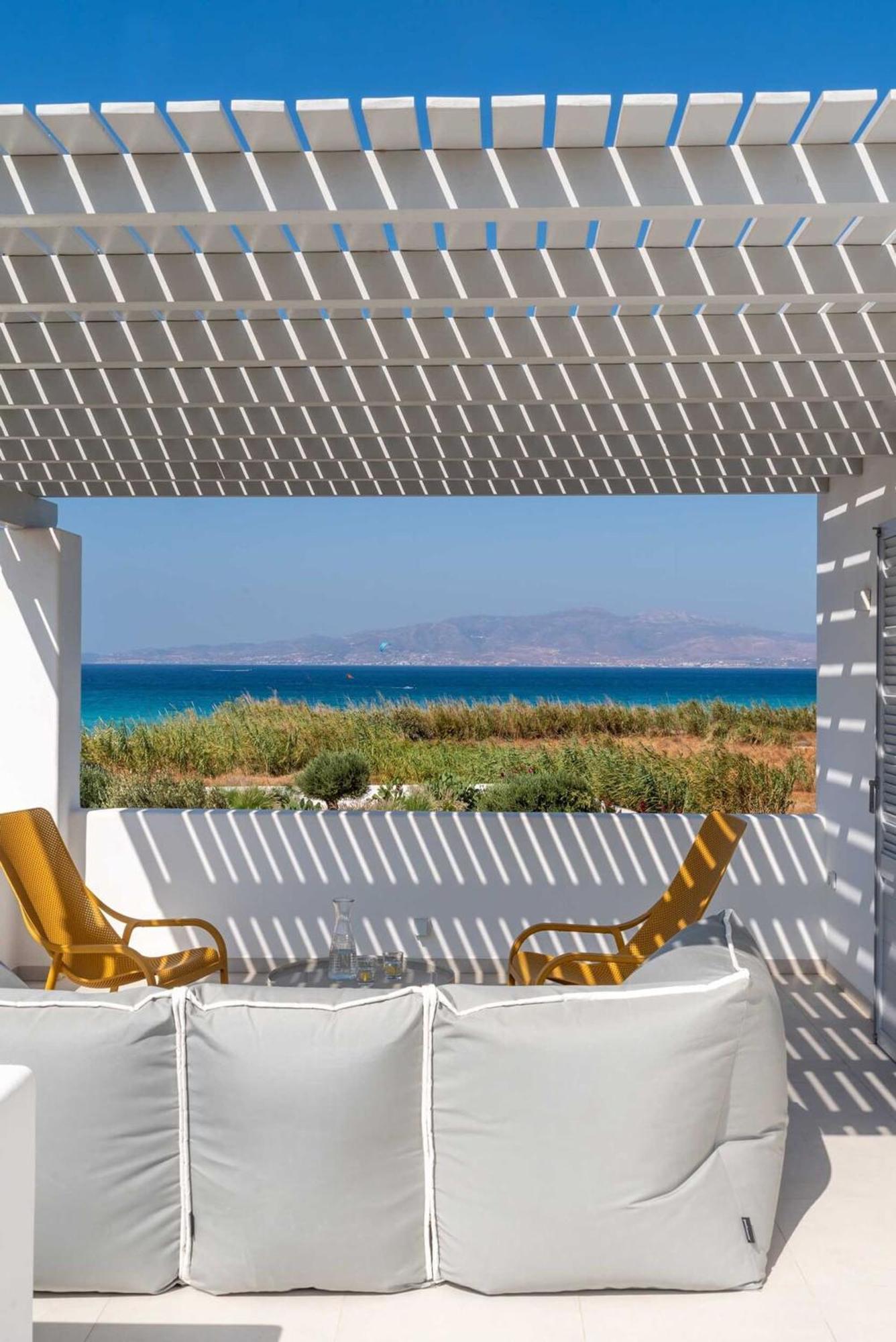 Villa Aura - Beachfront Villa With Private Pool Kastraki (Naxos) Exterior foto